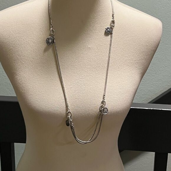 Premier Designs Silver Necklace with Charms #PDNK1 - Picture 8 of 8